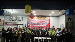 Dalam Rangka Memperingati Hari Bhakti Pemasyarakatan Ke-59, Lapas Lubuk Pakam Gelar Razia Bersama Petugas TNI Kodim 0204 Ds