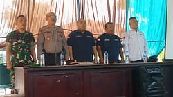 Sinergitas TNI-POLRI, Pantau Rekapitulasi Perhitungan Suara di Pantai Labu