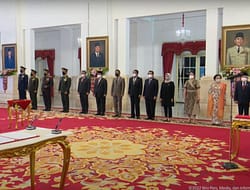 Presiden Jokowi lantik Laksamana Yudo Margono menjadi Panglima TNI