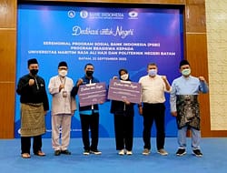 Pemko Batam Apresiasi Bank Indonesia Berikan Bantuan Beasiswa 100 Mahasiswa