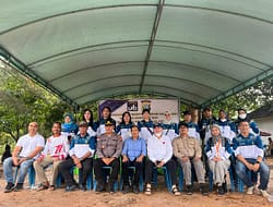 Bakti Sosial, Polda Kepri Bersama Mahasiswa UIB Magister Hukum Kesehatan Bacth-19 Bagi Ratusan Sembako