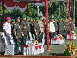 Wakapolresta Deli Serdang Hadiri Serah Terima Jabatan Komandan Brigif 7/Rimba Raya