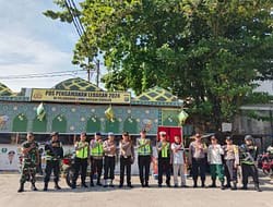 Satbrimob Polda Sumut Dukung PAM Operasi Ketupat Toba 2024 di Polres Sibolga Tapteng