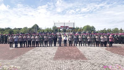 Danlantamal IV Dampingi Kapolda Kepri Kunjungi Sarang Petarung Yonif10-Marinir/SBY